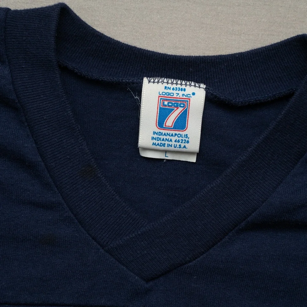 Vintage 80s 90s Dallas Cowboys Cotton Jersey T Shirt Logo 7 Made in USA XL